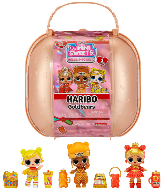 L.O.L. Surprise - Loves Mini Sweets X HARIBO Deluxe- Haribo Goldbears, 8 cm