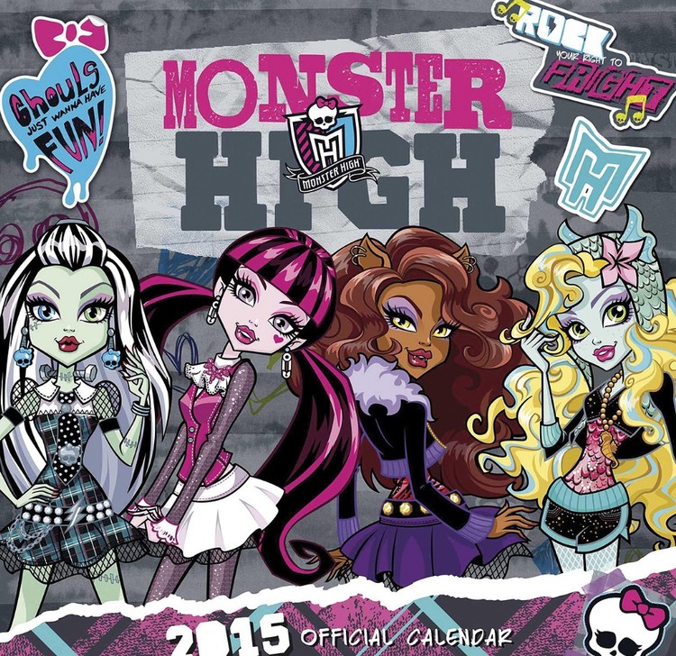 Naptár 2027 Monster High