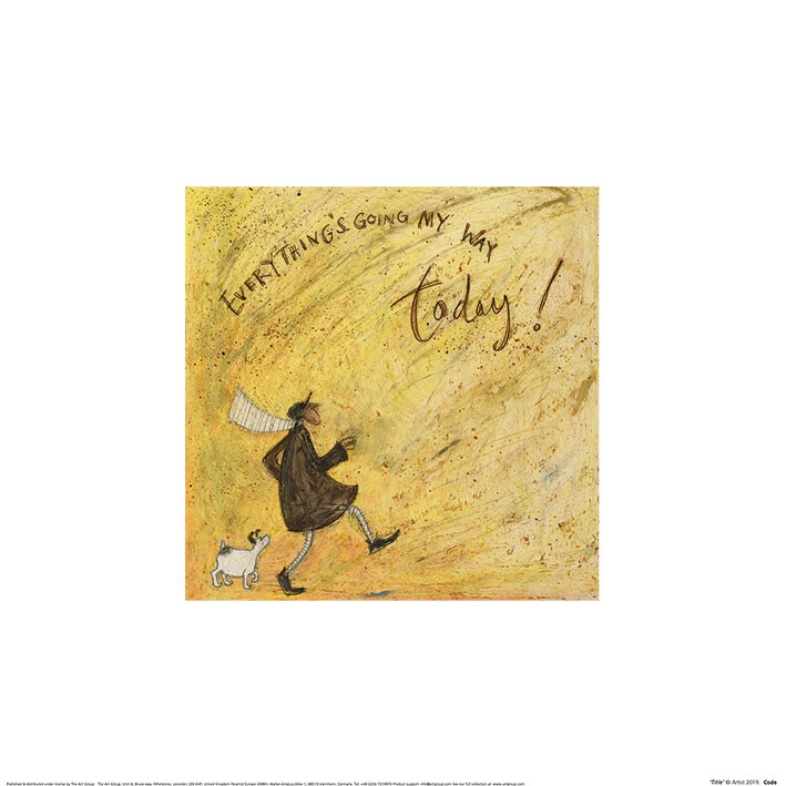 Kunstdruk Sam Toft - Everything'S Going My Way Today!