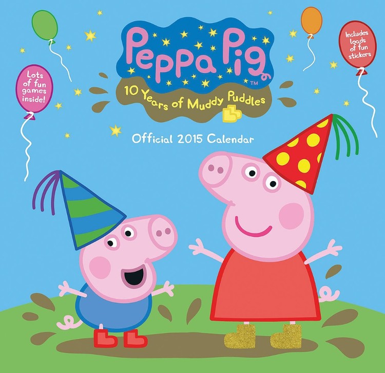 Naptár 2027 Peppa Malac - Peppa Pig