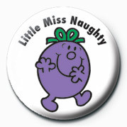 Button MR MEN (Little Miss Naught