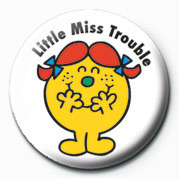 Button MR MEN (Little Miss Troubl