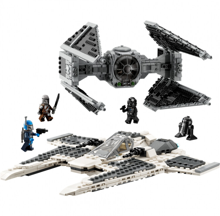LEGO Star Wars - Mandalorianská stíhačka třídy Fang proti TIE Interceptoru 75348