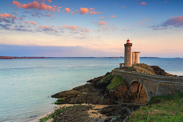 Ilustrace Minou lighthouse in France, fhm, 40x26.7 cm