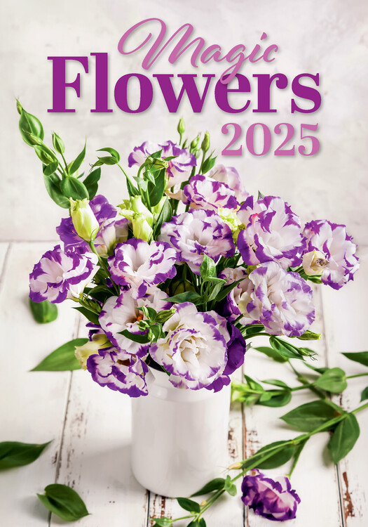 Kalendář 2025 Magic Flowers, 31,5 x 45 cm