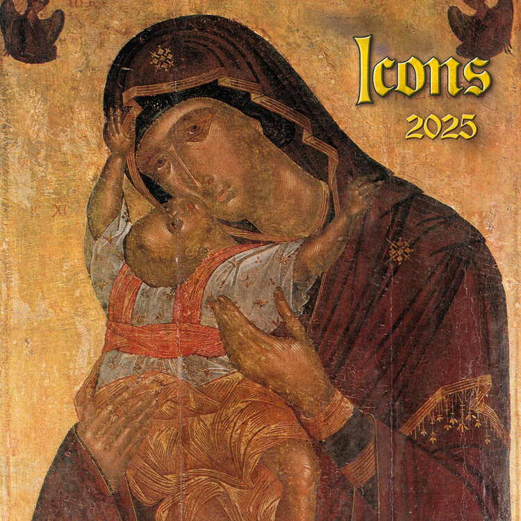 Kalendář 2025 Icons, 30 x 30 cm