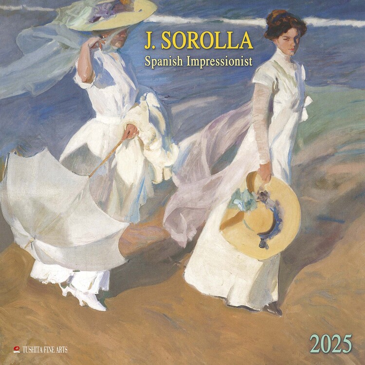 Kalendář 2025 Joaquin Sorolla - Spanish Impressionist, 30 x 30 cm