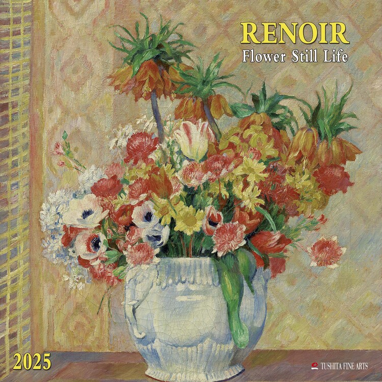 Kalendář 2025 Renoir - Flowers Still Life, 30 x 30 cm