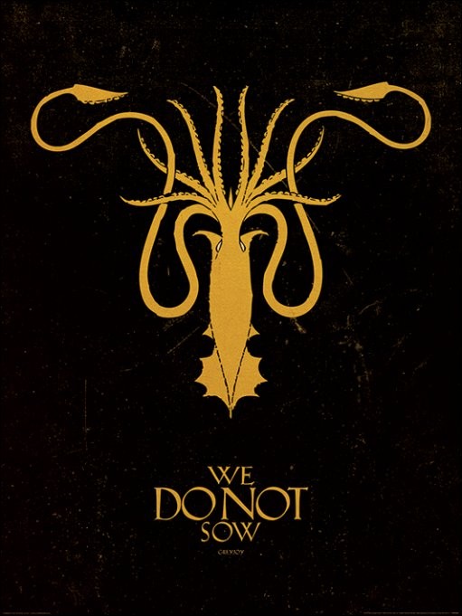 Kunstdruk Game of Thrones - Greyjoy