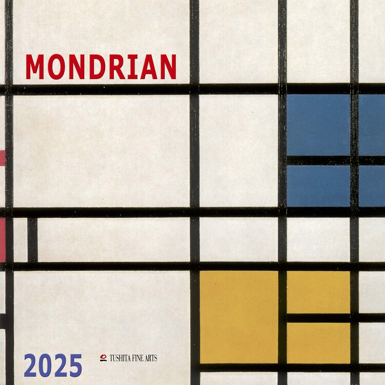 Kalendář 2025 Piet Mondrian, 30 x 30 cm