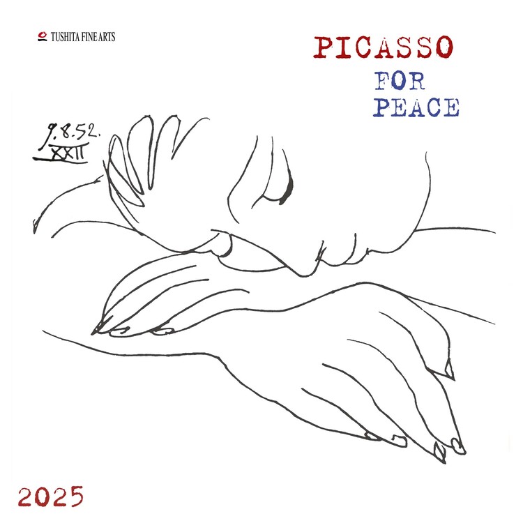 Kalendář 2025 Pablo Picasso - For Peace, 30 x 30 cm