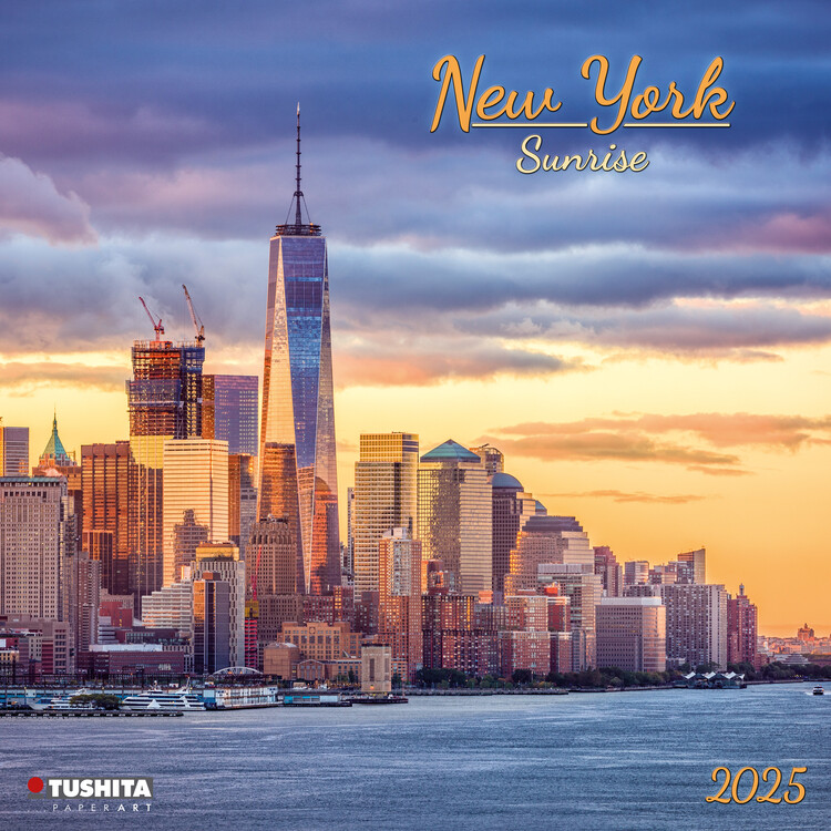 Kalendář 2025 New York Sunrise