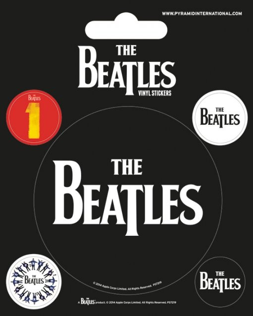 Sticker The Beatles - Black