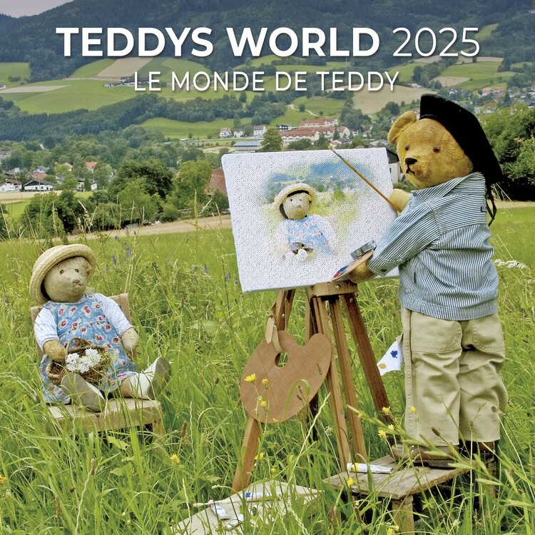 Kalendář 2025 Teddy's World, 30 x 30 cm