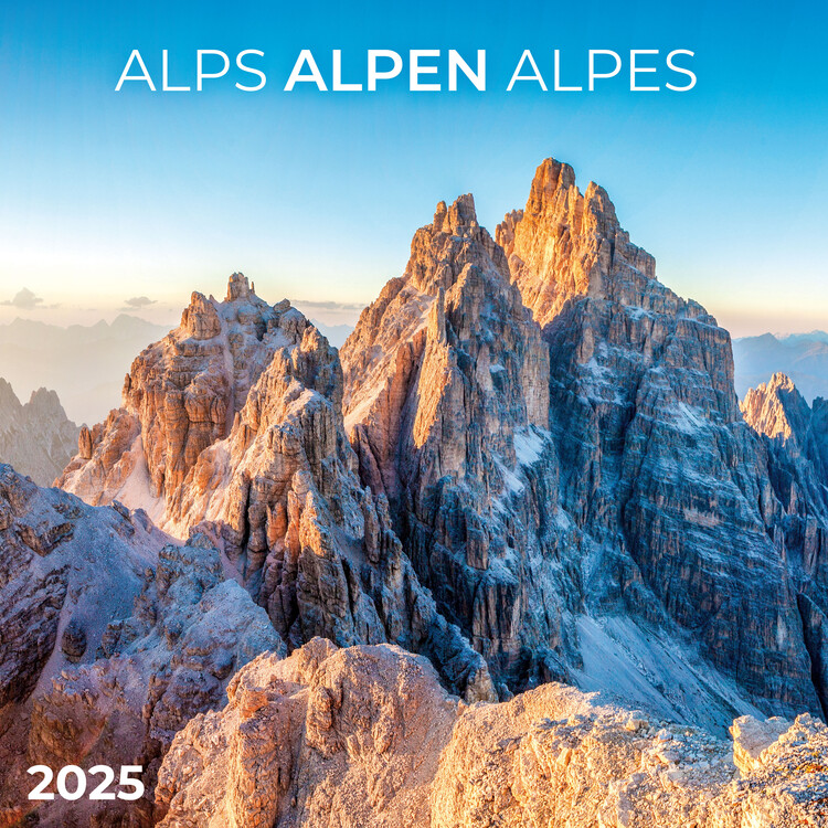 Kalendář 2025 Alps, 30 x 30 cm
