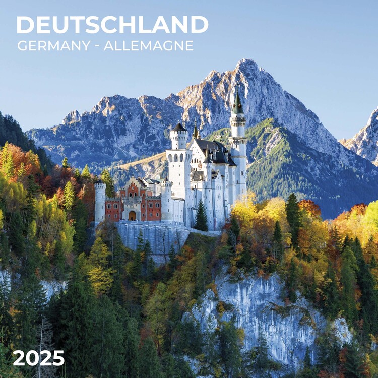 Kalendář 2025 Germany, 30 x 30 cm