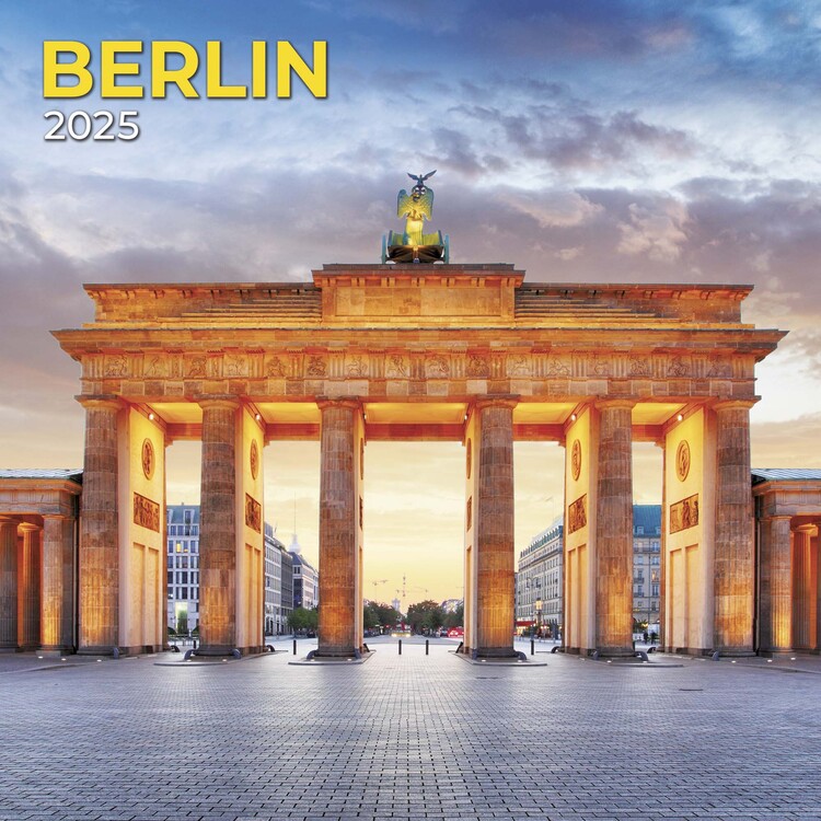 Kalendář 2025 Berlin, 30 x 30 cm