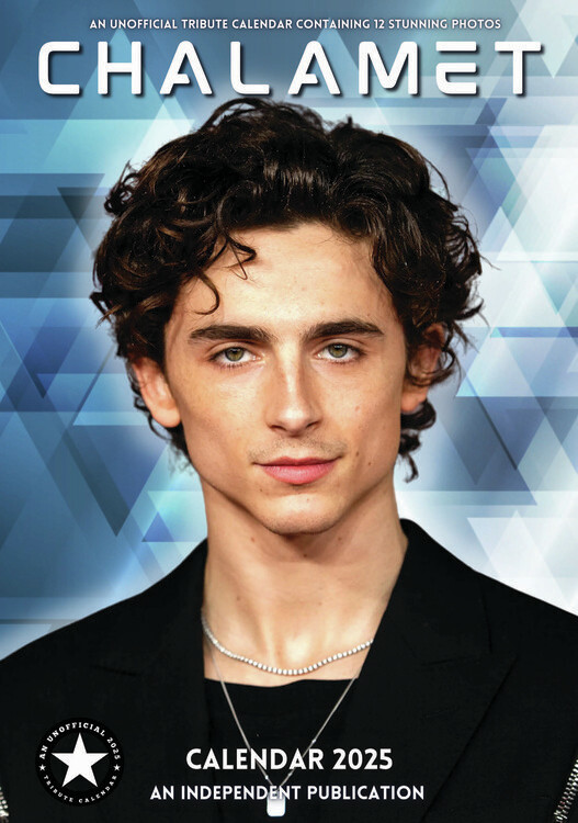 Naptár 2027 Timothée Chalamet
