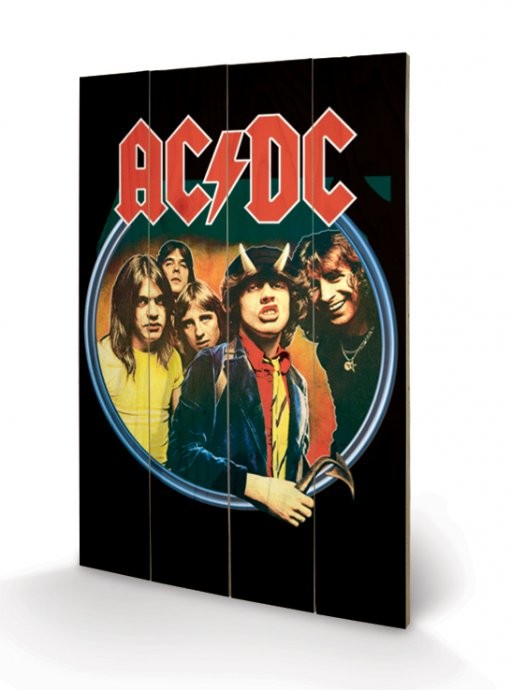 Poster su legno AC/DC - Group