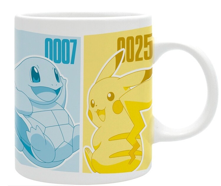 Koffie mok Pokemon - Pikachu & Kanto Starters