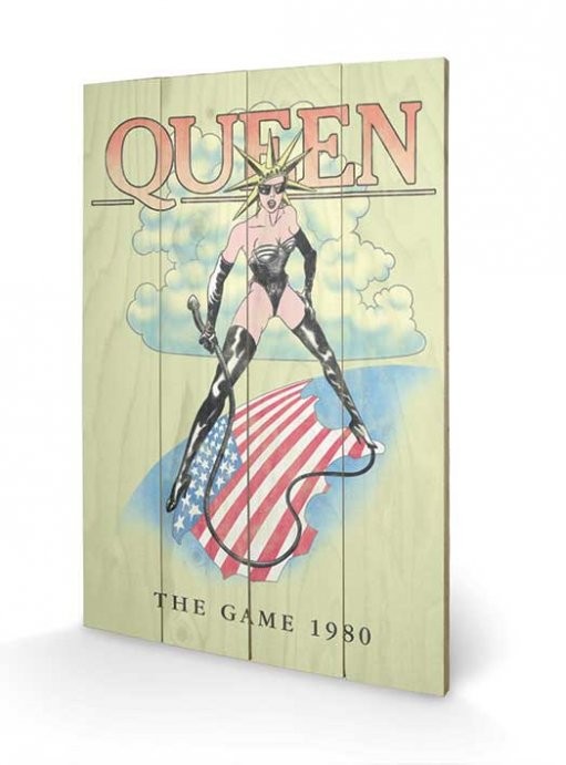 Obraz na dřevě Queen - The Game 1980