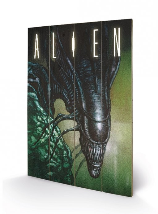 Cuadro de madera Alien - Creep