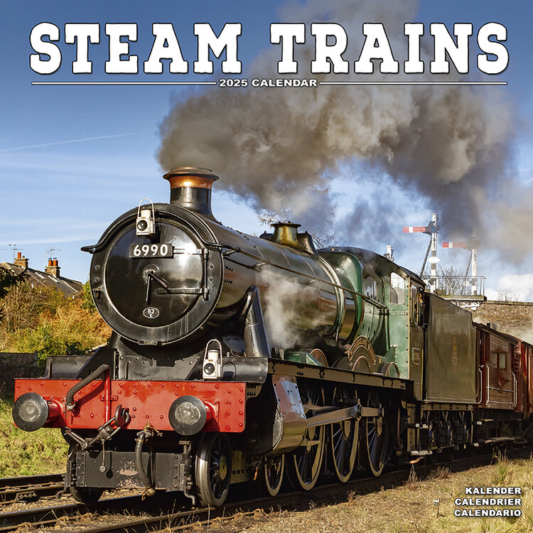 Naptár 2027 Steam Trains