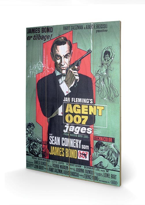 Poster su legno James Bond - A 007, dalla Russia con amore