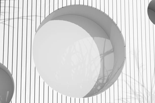 Fotografie Abstract modern conceptual monochrome white 3D, Iana Kunitsa, (40 x 26.7 cm)
