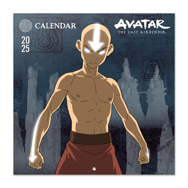 Kalendář 2025 Avatar: The Last Airbender, 30 x 30 cm