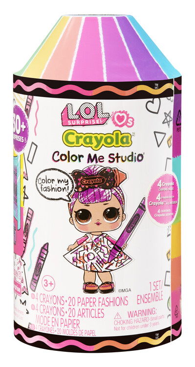 L.O.L: Surprise! - Studio With Doll - Loves Crayola, 20 x 7 x 25 cm