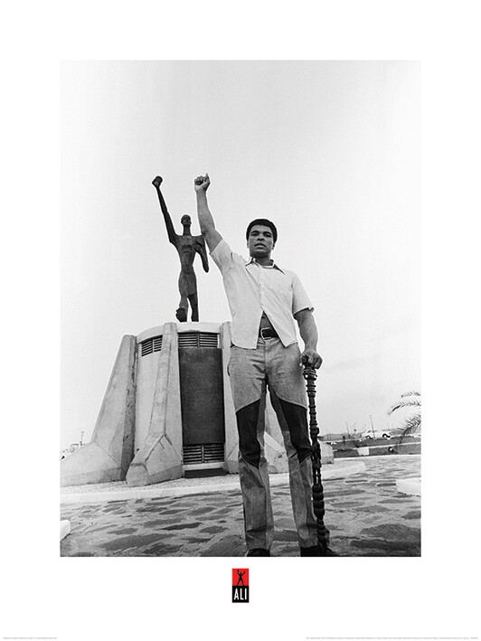 Umělecký tisk Muhammad Ali - Black Power Statue, 60x80 cm