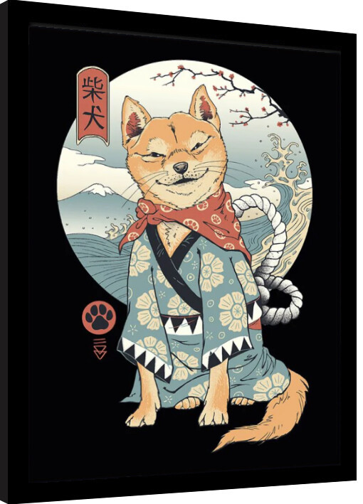 Obraz na zeď - Vincent Trinidad - Shiba Inu, 34.3 × 44.5 cm