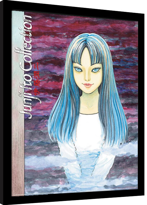 Gerahmte Poster Junji Ito - No Use Escaping Tomoe