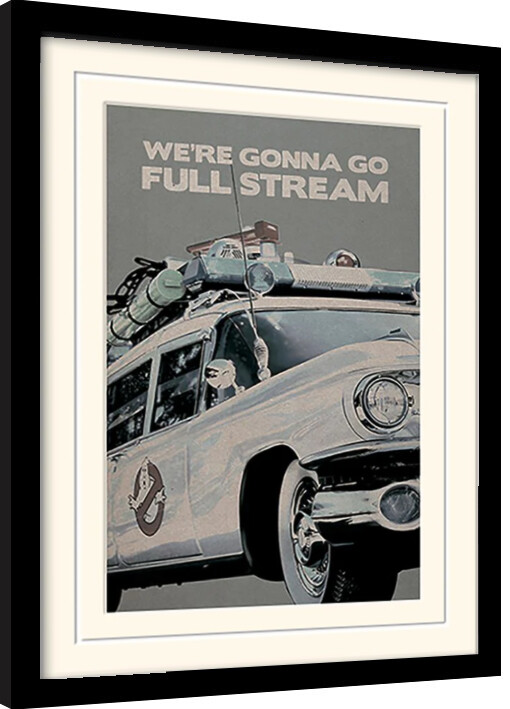 Indrammet plakat Ghostbusters - Ectomobile