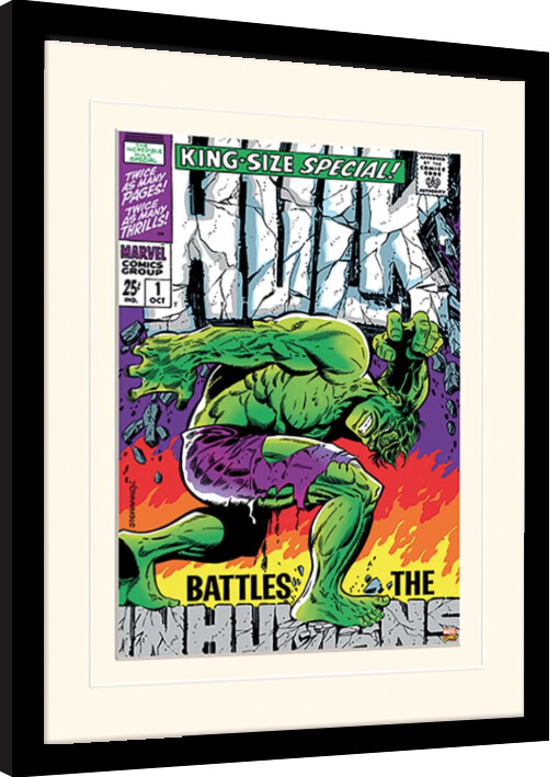 Ingelijste poster Incredible Hulk - Inhumans