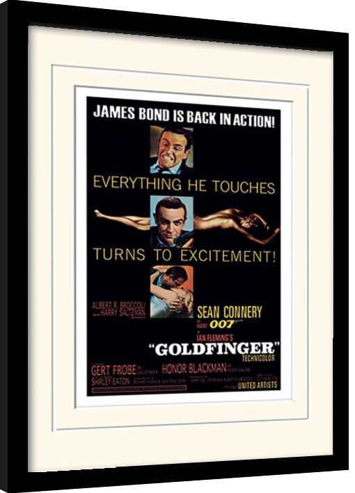 Obraz na zeď - James Bond - Goldfingers Excitement, 34.3x44.5 cm