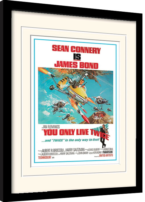 Ingelijste poster James Bond - You Only Live Twice