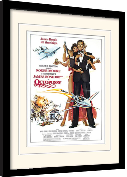Zarámovaný plagát James Bond - Octopussy