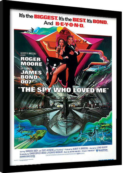 Poster incorniciato James Bond - Spy Who Loved Me