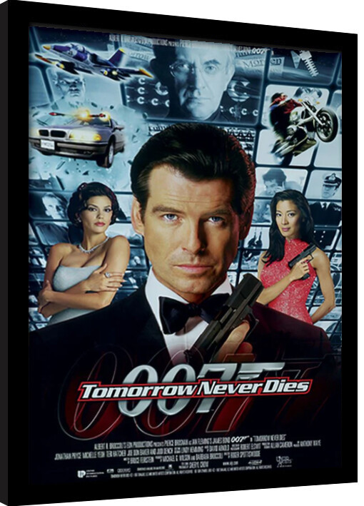 Obraz na zeď - James Bond - Tomorrow Never Dies, 34.3x44.5 cm
