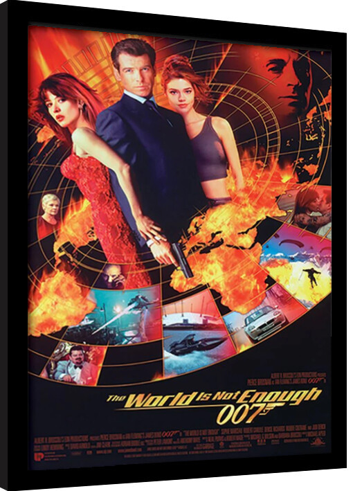 Gerahmte Poster James Bond - World Not Enough