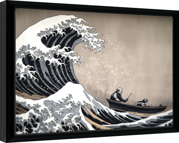Gerahmte Poster Wave Collection - Graffiti Wave