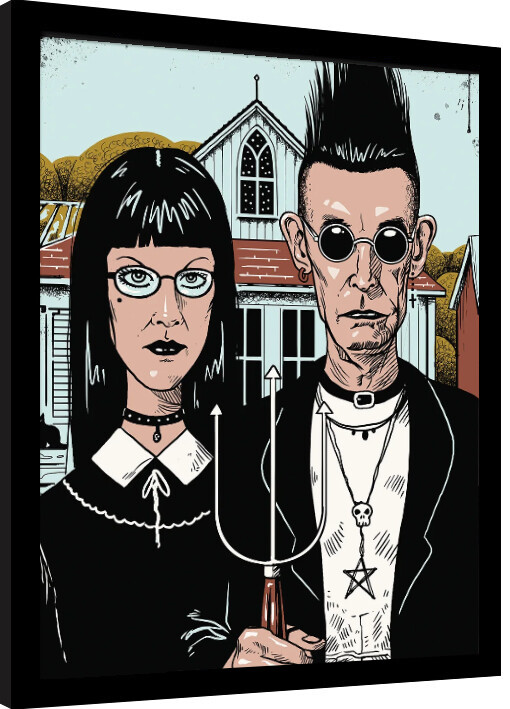 Innrammet plakat Vincent Trinidad - American Goth