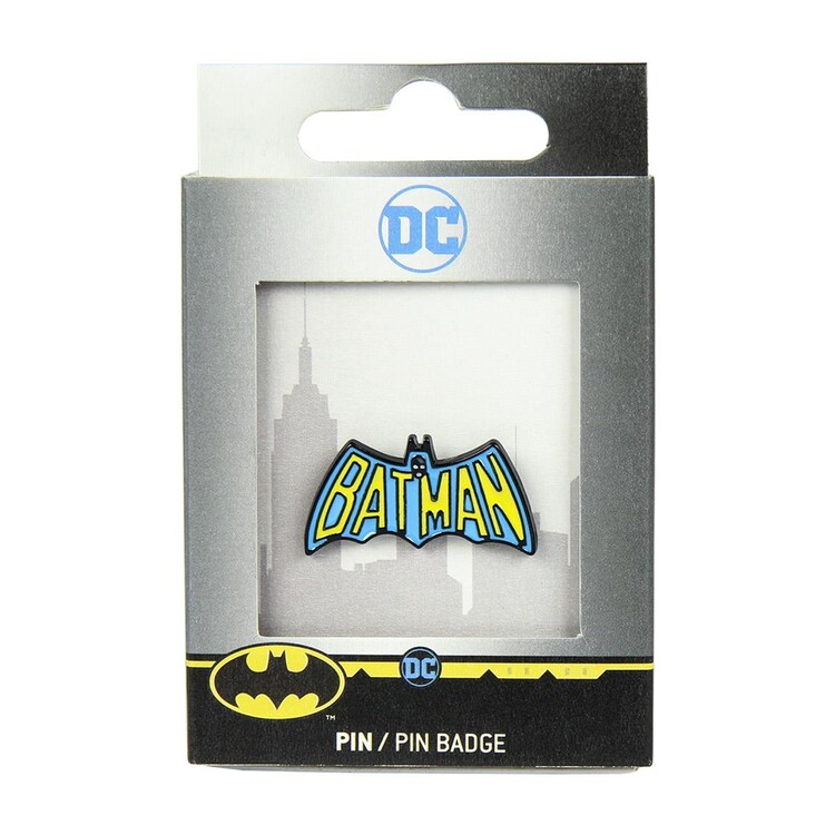 Placka Metal Pin - Batman - Logo, 6,5 x 10,2 x 1,8 cm