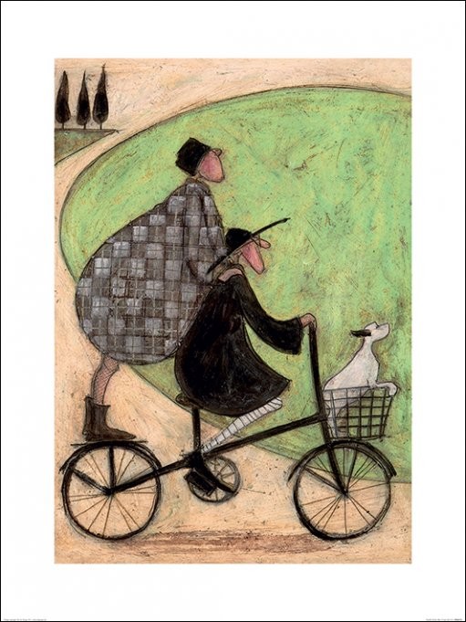 Kunstdruk Sam Toft - Double Decker Bike
