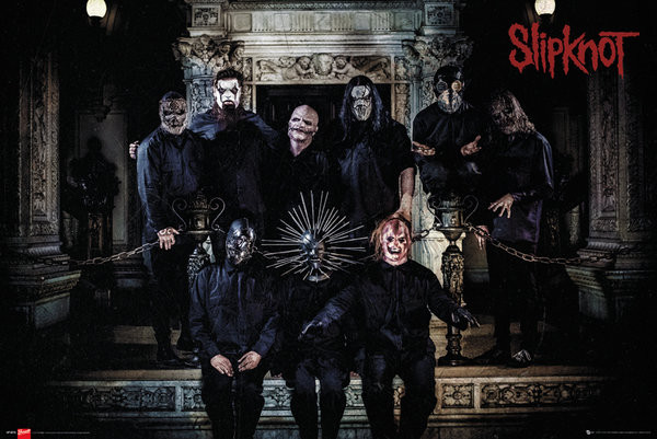 Poster Slipknot - Band Line Up