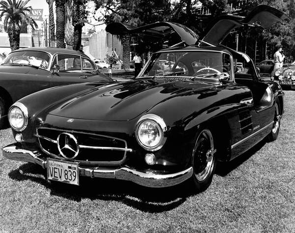 Fotografie Mercedes Gull Wing Coupe, 40x30 cm