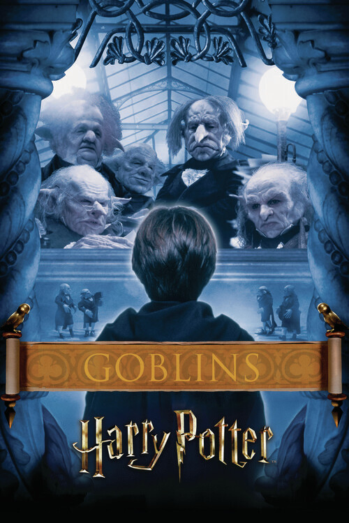 Umělecký tisk Harry Potter - Goblins, 26.7x40 cm