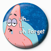 Badge SPONGEBOB - vergessen